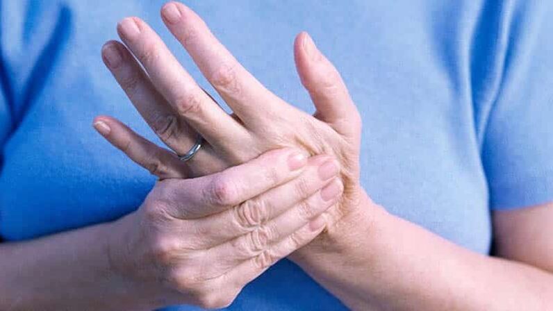 The causes of pain in finger joints